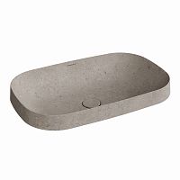 Раковина Kerama Marazzi MA.wbi.65\STG Magica встраиваемая сверху 65х41.5 см, серый камень Раковина Kerama Marazzi MA.wbi.65\STG Magica встраиваемая сверху 65х41.5 см, серый камень