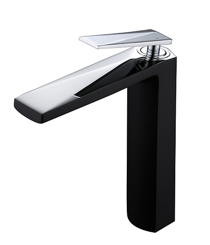 Смеситель Boheme 372-B Venturo для умывальника, высокий, черный/хром Смеситель Boheme 372-B Venturo для умывальника, высокий, черный/хром