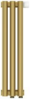 Радиатор Сунержа 032-0311-5003 Эстет-1 отопительный н/ж EU50 правый 500х135 мм/ 3 секции, матовое золото