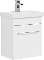 Тумба с раковиной Aquanet 00254069 Августа, 50х35 см, белая Тумба с раковиной Aquanet 00254069 Августа, 50х35 см, белая