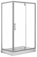 Душевое ограждение Loranto CS-6128C 120 Sunway с поддоном, 120х80 см, профиль хром