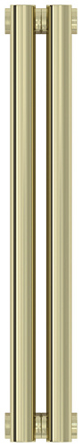 Радиатор Сунержа 020-0301-5002 Эстет-1 отопительный н/ж 500х90 мм/ 2 секции, шампань