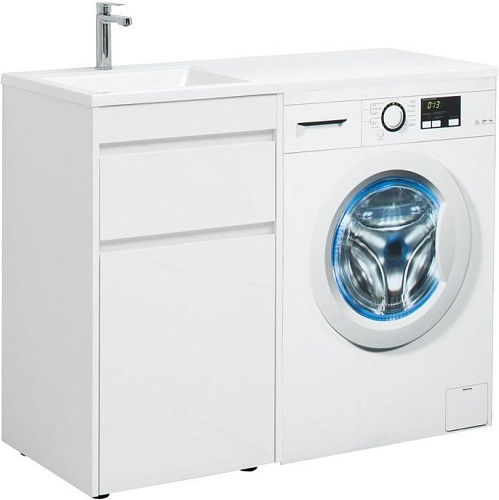 Тумба с раковиной Aquanet 00239298 Токио, 110х48 см, белая Тумба с раковиной Aquanet 00239298 Токио, 110х48 см, белая снят с производства