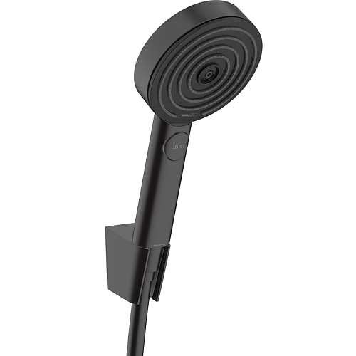 Hansgrohe 24303670  Pulsify 3jet душевой набор, матовый черный Hansgrohe 24303670  Pulsify 3jet душевой набор, матовый черный
