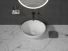 Раковина-чаша каменная круглая Slim 35 см 35x35x12,5 Armadi Art 879-35