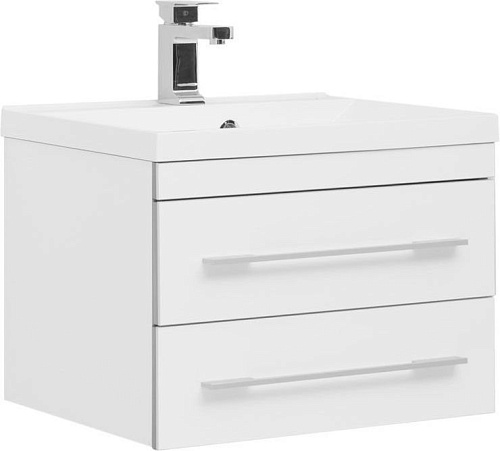 Тумба с раковиной Aquanet 00287669 Верона, 58х48 см, белая Тумба с раковиной Aquanet 00287669 Верона, 58х48 см, белая снят с производства