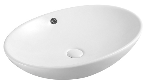 Раковина Azario AZ-3077 накладная, 63х42 см, белая Раковина Azario AZ-3077 накладная, 63х42 см, белая