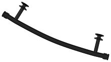 Полка Сунержа 31-2011-0370 выгнутая (L - 370 мм) н/ж для ДР Полка Сунержа, матовый черный