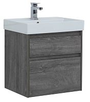 Тумба с раковиной Aquanet 00245241 Nova Lite, 61х46 см, темное дерево