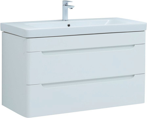 Тумба с раковиной Aquanet 00274196 София, 105х46 см, белая Тумба с раковиной Aquanet 00274196 София, 105х46 см, белая снят с производства