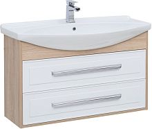 Тумба с раковиной Aquanet 00212628 Остин, 106х47 см, белая Тумба с раковиной Aquanet 00212628 Остин, 106х47 см, белая