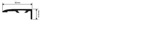 Профиль угловой Progress Profiles Профили для полов PINTP05W 10 купить недорого в интернет-магазине Керамос