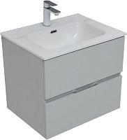 Тумба с раковиной Aquanet 00274127 Алвита New, 61х47 см, серая Тумба с раковиной Aquanet 00274127 Алвита New, 61х47 см, серая