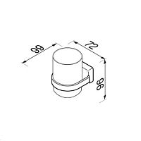 Стакан для зубных щеток Geesa AIM 917002