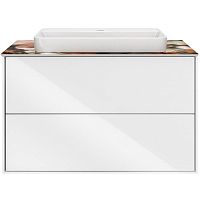 Тумба Kerama Marazzi PLB.M.80.2\WHT Plaza Modern под раковину подвесная 80х47 см, белая глянец Тумба Kerama Marazzi PLB.M.80.2\WHT Plaza Modern под раковину подвесная 80х47 см, белая глянец