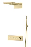 Встроенная душевая система Boheme FUSION 130-MG MAT GOLD