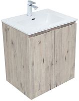Тумба с раковиной Aquanet 00274000 Алвита New, 61х47 см, коричневая Тумба с раковиной Aquanet 00274000 Алвита New, 61х47 см, коричневая
