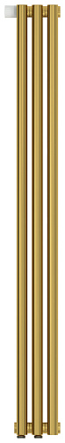 Радиатор Сунержа 03-0320-1203 Эстет-0 отопительный н/ж EU50 левый 1200х135 мм/ 3 секции, золото