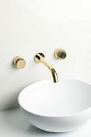Смеситель из стены Boheme AURA 152-2-G-A золотой
