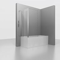 Боковая панель RGW 352205407-11 Screens Z-050-4, 150 см для душевой двери, профиль хром