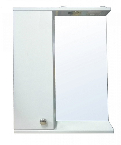 Зеркальный шкаф Loranto CS00046933 Моника, 50х70 см, белый купить недорого в интернет-магазине Керамос