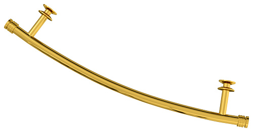 Полка Сунержа 03-2011-0470 выгнутая (L - 470 мм) н/ж для ДР Полка Сунержа, золото