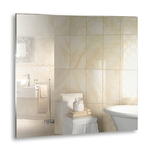 Зеркало Loranto ФР-00001112 Аргус, 60х60 см, белое купить недорого в интернет-магазине Керамос