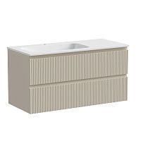 Тумба Sancos SNR100LCE Snob R под раковину 99.5х44.5 см, подвесная, левая, Beige Soft Тумба Sancos SNR100LCE Snob R под раковину 99.5х44.5 см, подвесная, левая, Beige Soft