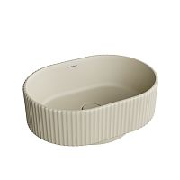 Раковина Kerama Marazzi VE.wb.50\SAN Artbasin Vento накладная 53х38 см, песочный матовый Раковина Kerama Marazzi VE.wb.50\SAN Artbasin Vento накладная 53х38 см, песочный матовый