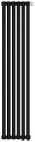 Радиатор Сунержа 31-0322-1206 Эстет-00 отопительный н/ж EU50 1200х270 мм/ 6 секций, матовый черный