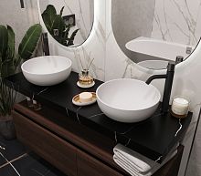 Столешница прямая 141х46х7 Armadi Art FLAT CALACATTA 869-140-CLCT