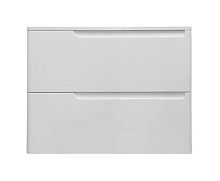 Тумба Эстет ФР-00005715 Kare Luxe с раковиной 80х45 см, подвесная, 2 ящика, белая