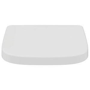 Крышка-сиденье Ideal Standard T473701 i.Life S для унитаза, микролифт, дюропласт, с функцией fast fix (легкосъемное), белый