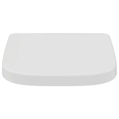 Крышка-сиденье Ideal Standard T473701 i.Life S для унитаза, микролифт, дюропласт, с функцией fast fix (легкосъемное), белый