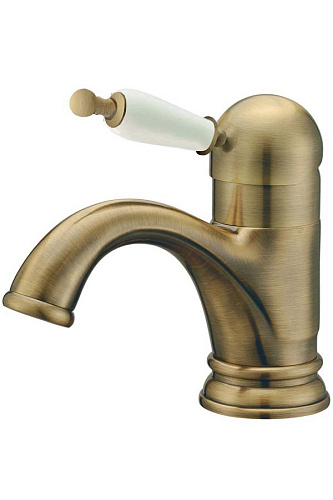 Смеситель Boheme 301 Medici Ripresa для умывальника, бронза/белый Смеситель Boheme 301 Medici Ripresa для умывальника, бронза/белый