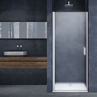 Душевая дверь Vincea VDP-3AL650MT Alpha 195х65 см, профиль хром/стекло текстурное