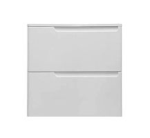 Тумба Эстет ФР-00007074 Kare Luxe с раковиной 60х45 см, подвесная, 2 ящика, белая