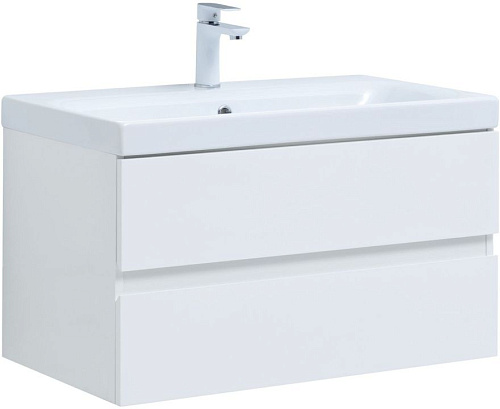 Тумба с раковиной Aquanet 00306359 Беркли, 80х46 см, белая Тумба с раковиной Aquanet 00306359 Беркли, 80х46 см, белая снят с производства