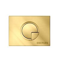 Кнопка Berges 040029 Novum R9 для инсталляции, золото глянец