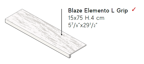 Декоративный элемент AtlasConcorde BLAZE BlazeIronElementoLGrip купить недорого в интернет-магазине Керамос