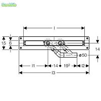 Дренажный канал Geberit  154.100.00.1