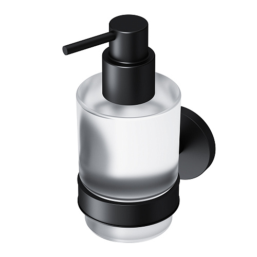 Диспенсер AM.PM A85A36922 X-Joy, стеклянный для жидкого мыла с настенным держателем, черный купить недорого в интернет-магазине Керамос
