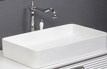 Раковина Керамика прямоугольная белая Armadi Art Vallessi 872
