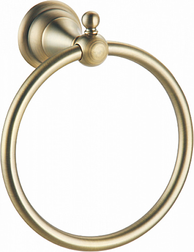 Полотенцедержатель Azario AZ-91111Q Elvia кольцо, бронза купить недорого в интернет-магазине Керамос