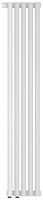 Радиатор Сунержа 12-0320-1205 Эстет-0 отопительный н/ж EU50 левый 1200х225 мм/ 5 секций, белый