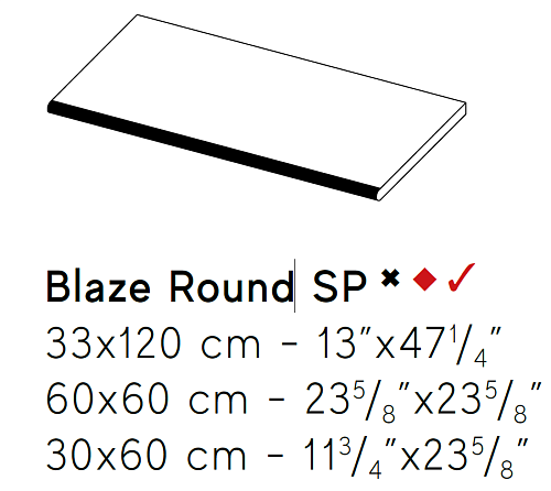Декоративный элемент AtlasConcorde BLAZE BLAZECortenRound30x60 купить недорого в интернет-магазине Керамос