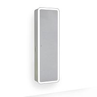 Пенал Jorno Mol.04.120/P/W/JR Modul подвесной 120х35 см, с зеркальной дверью, белый