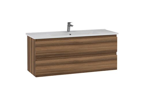 Тумба Creavit AD0120.10 Alinda с раковиной SU 120 см купить недорого в интернет-магазине Керамос