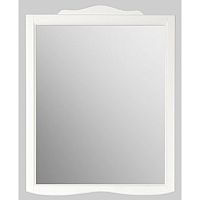 Зеркало 92*h116 см Tiffany World, 364, рама: дерево, отделка: белая структура,364 bianco decape