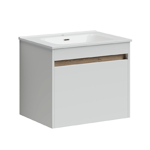 Тумба Sancos SM60W Smart под раковину 59х45 см, подвесная, белый глянец купить недорого в интернет-магазине Керамос